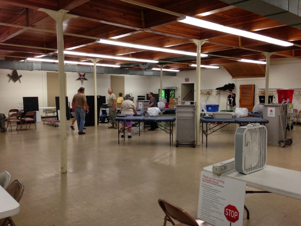 Blood Drive at the Lodge.
