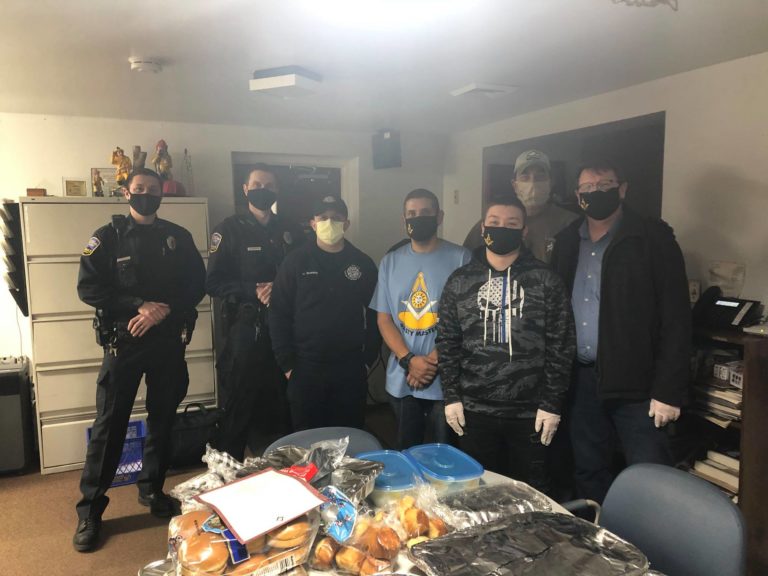 Grand Ledge Masonic Lodge #179 provides New Years Eve meals to First Responders